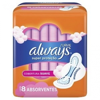 ABS ALWAYS SUPER PROT C/8 C/ABAS SUAVE