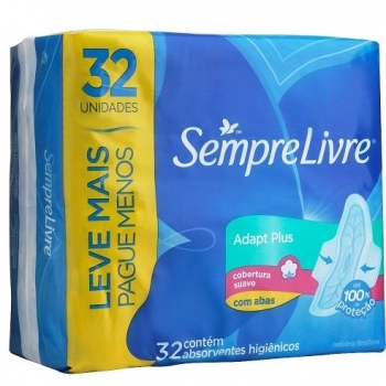 ABS SEMPRE LIVRE ADAPT PLUS C/32 C/ABAS SUAVE LV+PG-