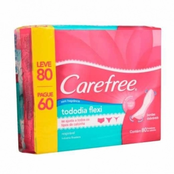 ABS CAREFREE PROT DIARIO FLEX C/80UN S/PERFUME LV+PG-