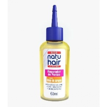 REP PONTAS NATU HAIR SOS 60ML TRADICIONAL C/ OLEO DE ARGAN