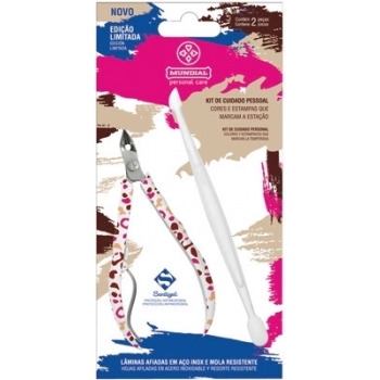 ALICATE CUTIC MUNDIAL+ESPATULA (758) ESTAMPADO