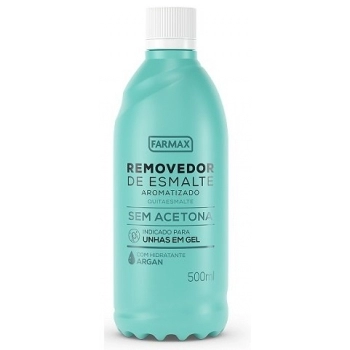 REMOVEDOR DE ESM FARMAX 500ML SEM ACETONA ARGAN