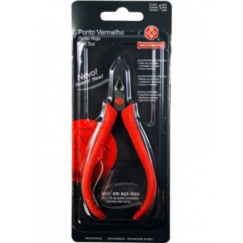 ALICATE CUTIC MUNDIAL PONTO VERMELHO (171) VERM