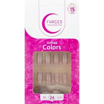UNHAS FHACES COLORS C/24 NUDE