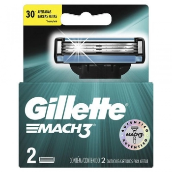 CARGA GILLETTE MACH3 C/2 TRAD