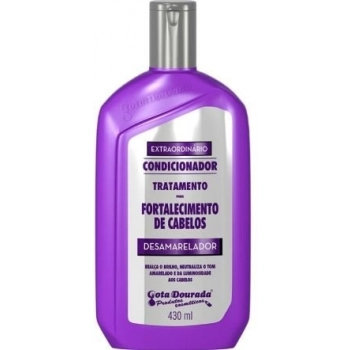 COND GOTA DOURADA FORTALECIMENTO 430ML DESAMARELADOR
