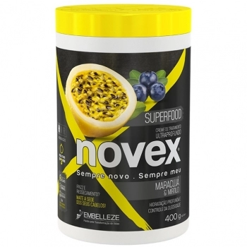 CR NOVEX 400GR SUPERFOOD MARACUJA E MIRTILO