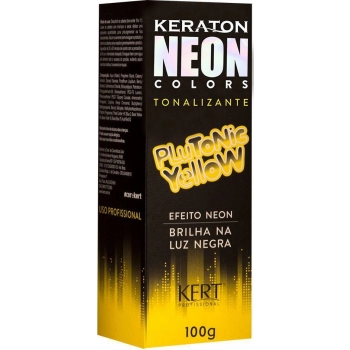 TONALIZANTE NEON COLORS KERATON 100GR PLUTONIC YELLOW
