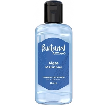 LIMPADOR CONCENTRADO PERF DE AMBIENTES PANTANAL AROMAS 120ML ALGAS MARINHAS