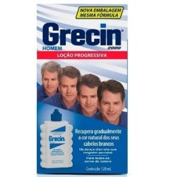 LOCAO RECUPERADORA DE GRISALHOS GRECIN 2000 120ML HOMEM