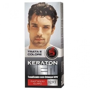 TONALIZANTE KERATON MEN 60ML CASTANHO CLARO
