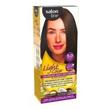 TINT LIGHT COLOR S LINE PROF 45GR 5.0 CASTANHO CLARO