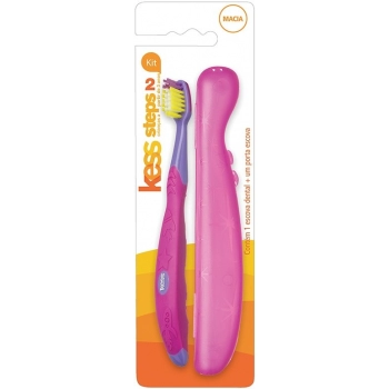 ESC DENTAL KESS STEPS 2 C/ PORTA ESCOVA - 2041