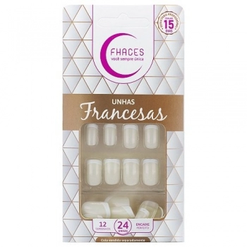 UNHAS FHACES FRANCESA C/24 PEROLA E BRANCA