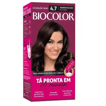 TINT BIOCOLOR KIT 4.7 MARROM ESC