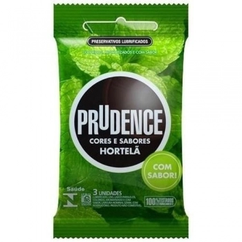 PRESERV PRUDENCE CORES E SABORES C/3 HORTELA