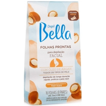 FOLHAS P/DEPILACAO FAC PRONTA DEPIL BELLA 16FLS ARGAN
