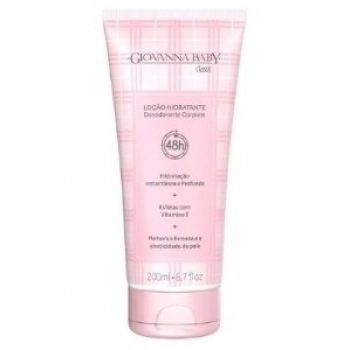 LOCAO HIDR GIOVANNA BABY BISNAGA 200ML ROSA