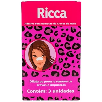 REMOV DE CRAVOS NARIZ ADESIVO ALOE VERA RICCA C/3 UNI - 3717
