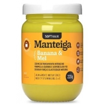 CR TRAT SOFT HAIR 220G MANTEIGA DE BANANA E MEL
