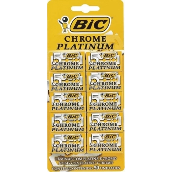 LAMINA CHROME BIC PLATINUN 10X5