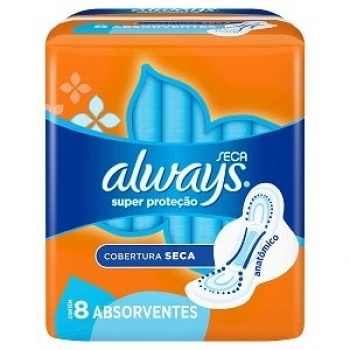 ABS ALWAYS SUPER PROT C/8 C/ABAS SECA