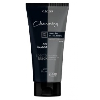 GEL FIXADOR CHARMING 200ML BLACK