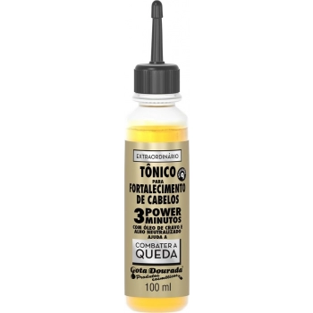 TONICO CAP GOTA DOURADA FORTALECIMENTO 100ML EXTRAORDINARIO