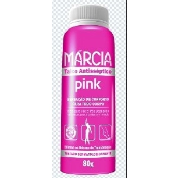 TALCO ANTISSEP MARCIA 80G PINK