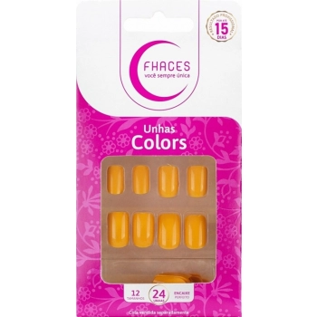 UNHAS FHACES COLORS C/24 POR DO SOL
