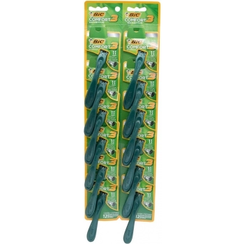 APAR BARBEAR BIC COMFORT 3 CT 12X1 PELE SENSIVEL VERDE