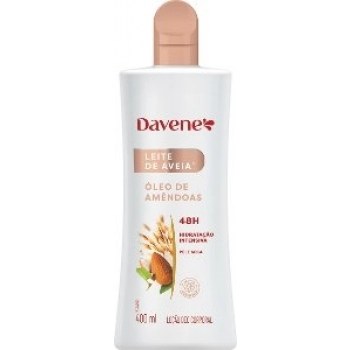 HIDR CORPORAL LEITE DE AVEIA DAVENE 400ML INTENSA AMENDOA PELE SECA