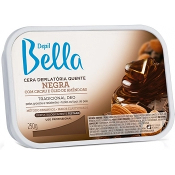CERA QUENTE DEPIL BELLA 250GR NEGRA