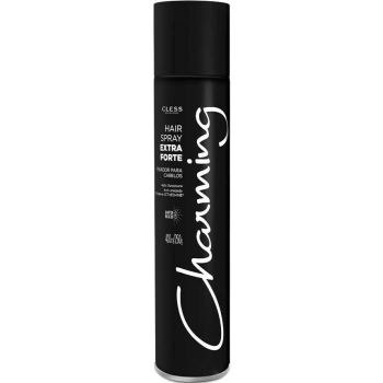 HAIR SPRAY FIXADOR CHARMING 400ML BLACK EXTRA FORTE