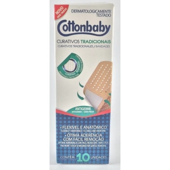 CURATIVOS COTTONBABY C/10 TRADICIONAL