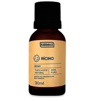 OLEO CAPILAR FARMAX 30ML RICINO