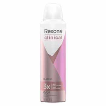 DES AERO REXONA 150ML WOMEN CLINICAL CLASSIC