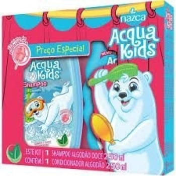 KIT ACQUA KIDS SH+COND 250ML ALGODAO DOCE