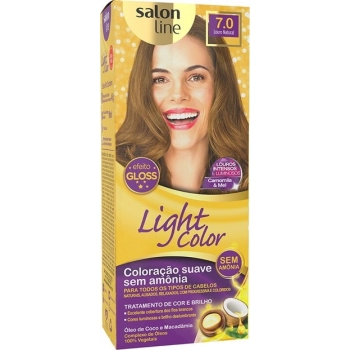 TINT LIGHT COLOR S LINE PROF 45GR 7.0 LOURO NATURAL