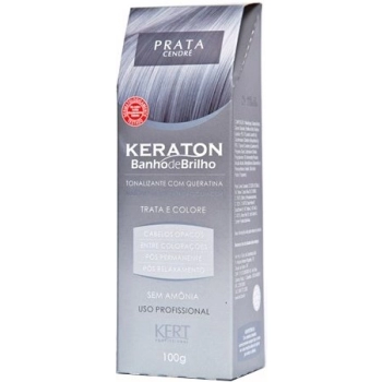 TONALIZANTE BANHO BRILHO KERATON 100GR PRATA CENDRE