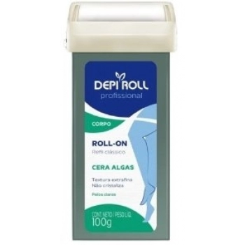 CERA REFIL ROLL ON TAMPA FIXA DEPI ROLL 100GR VERDE