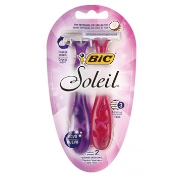 APAR BARBEAR BIC SOLEIL FEM C/2 ROSA E ROXO