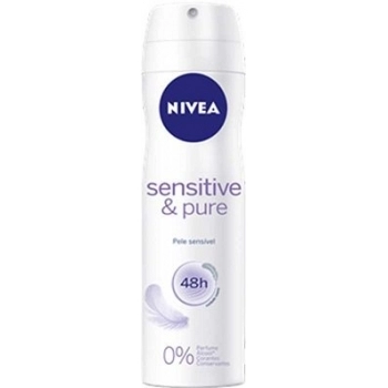 DES AERO ANT NIVEA 150ML SENSITIVE & PURE SEM PERFUME