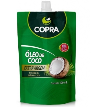 OLEO DE COCO COPRA 100ML EXTRA VIRGEM STAND POUCH