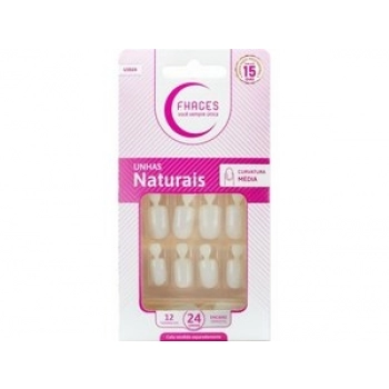 UNHAS FHACES NATURAL C/28 QUADRADA MEDIA