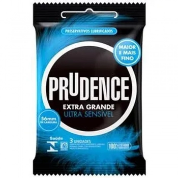 PRESERV PRUDENCE EXTRA GRANDE C/3 ULTRA SENSIVEL