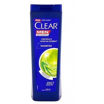 SH CLEAR MEN 400ML CONTROLE E ALIVIO DA COCEIRA