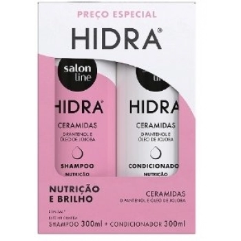 KIT S LINE SH+COND HIDRA 300ML CERAMIDAS NUTRICAO E BRILHO
