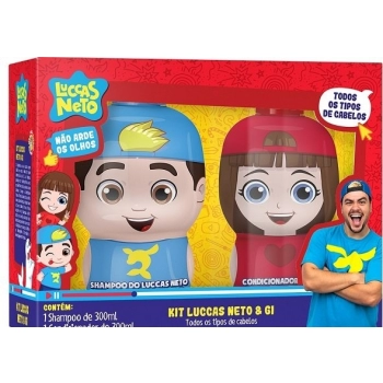 KIT LUCCAS NETO SH+COND 300ML 3D