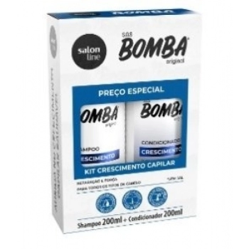 KIT S LINE SH+COND SOS BOMBA 200ML ORIGINAL